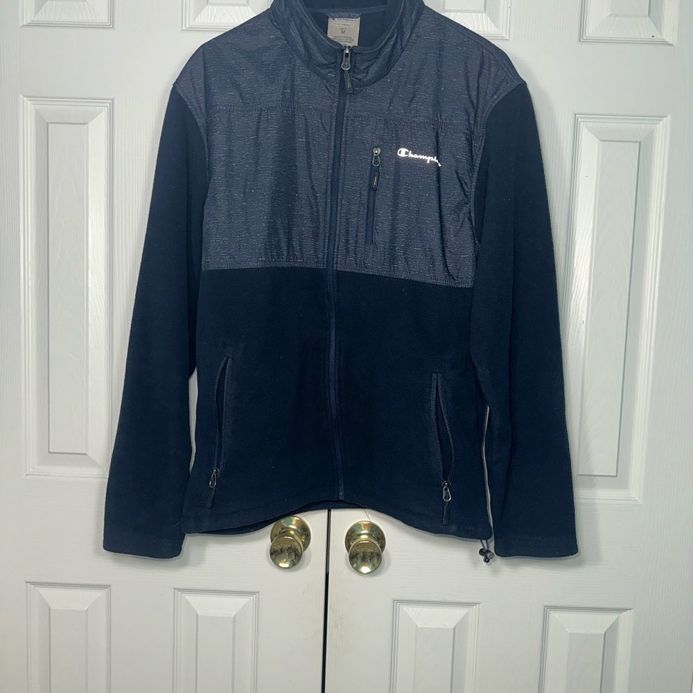 Champion Performance Navy Blue Zip-Up